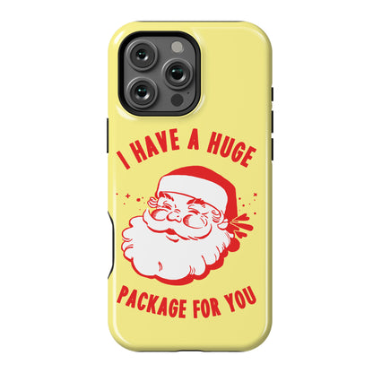 I Have A Huge Package For You Santa Phone Case