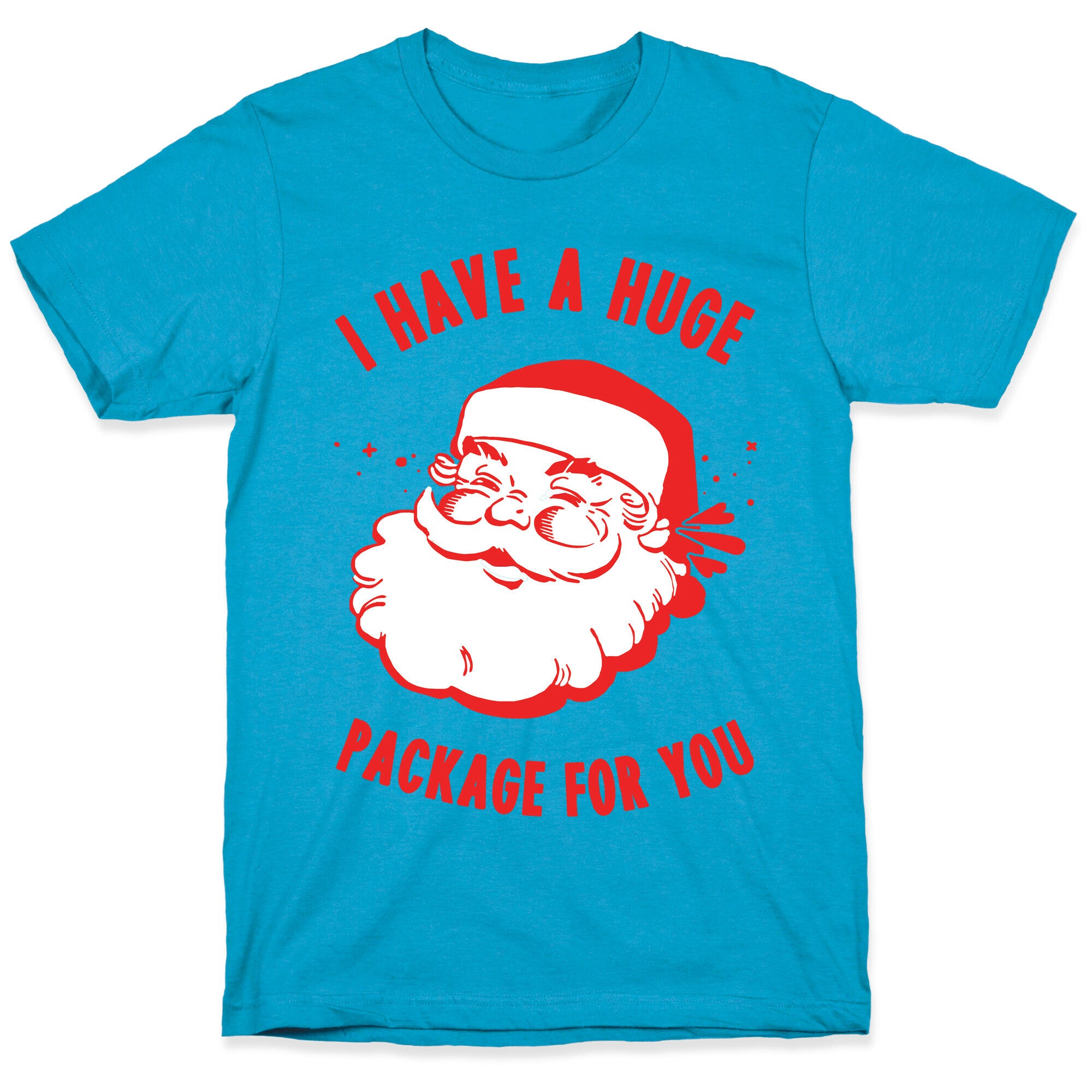 I Have A Huge Package For You Santa Unisex Triblend Tee