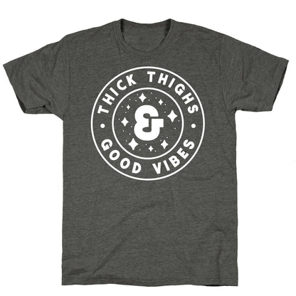Thick Thighs & Good Vibes Unisex Triblend Tee