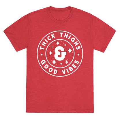 Thick Thighs & Good Vibes Unisex Triblend Tee