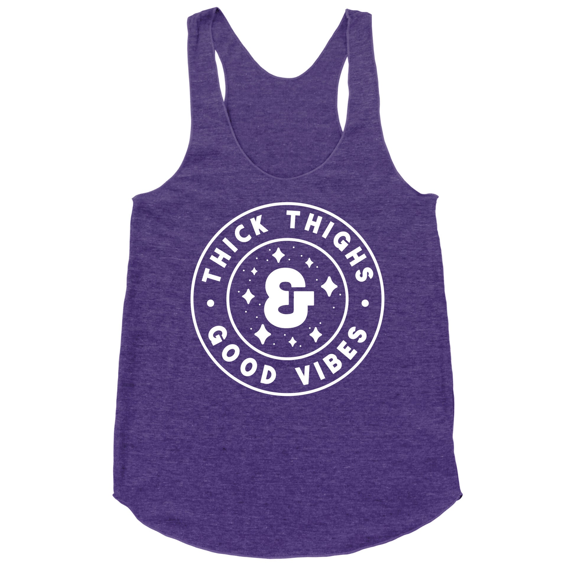 Thick Thighs & Good Vibes Racerback Tank
