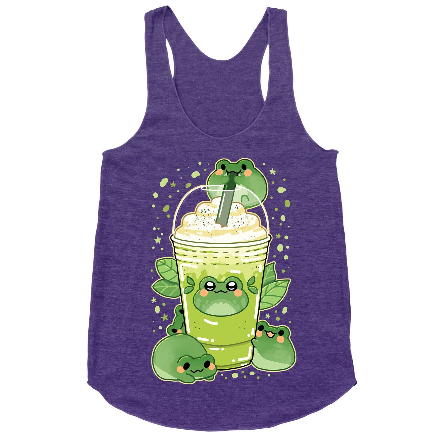 Matcha Froggyccino Racerback Tank