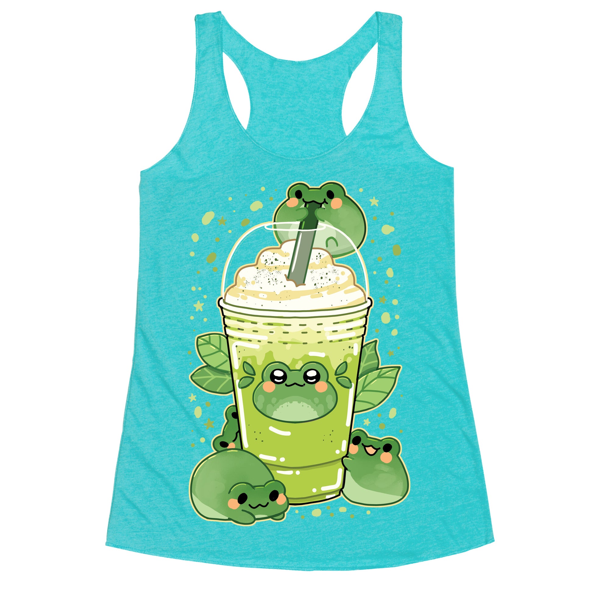 Matcha Froggyccino Racerback Tank