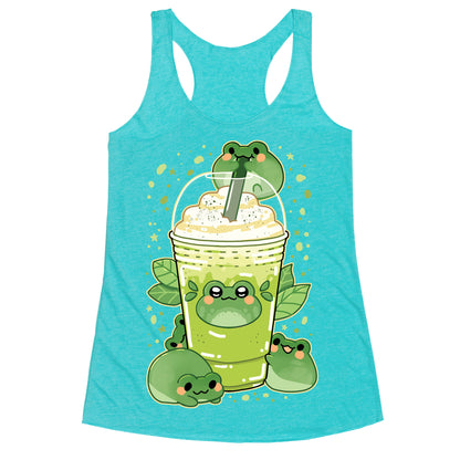 Matcha Froggyccino Racerback Tank