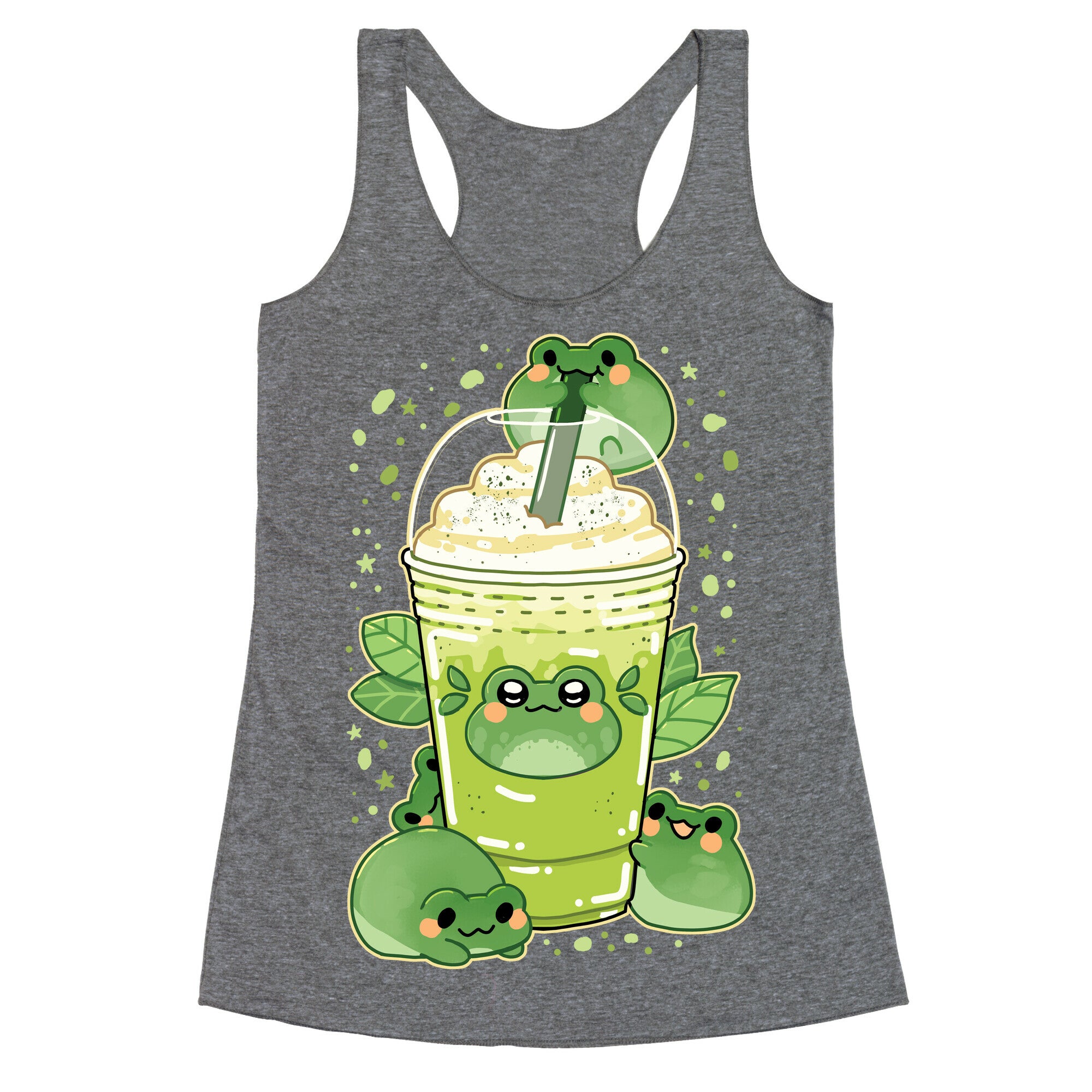 Matcha Froggyccino Racerback Tank