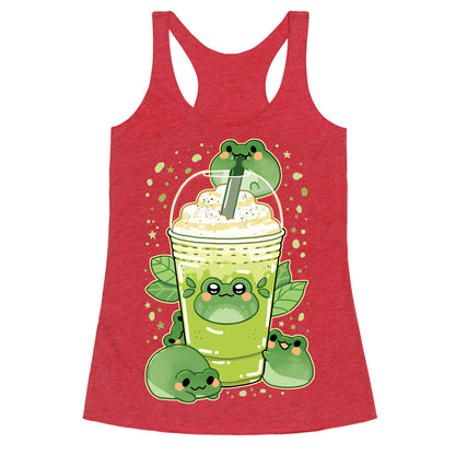 Matcha Froggyccino Racerback Tank