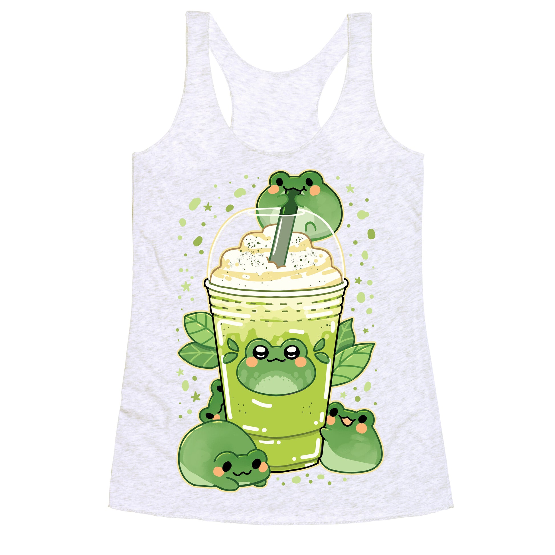 Matcha Froggyccino Racerback Tank