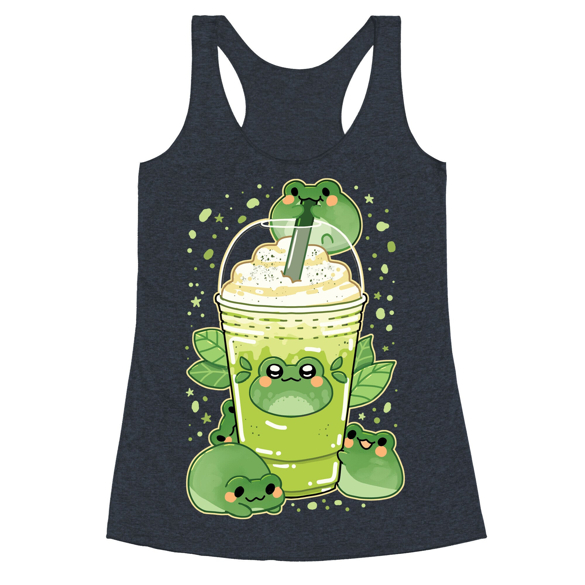 Matcha Froggyccino Racerback Tank