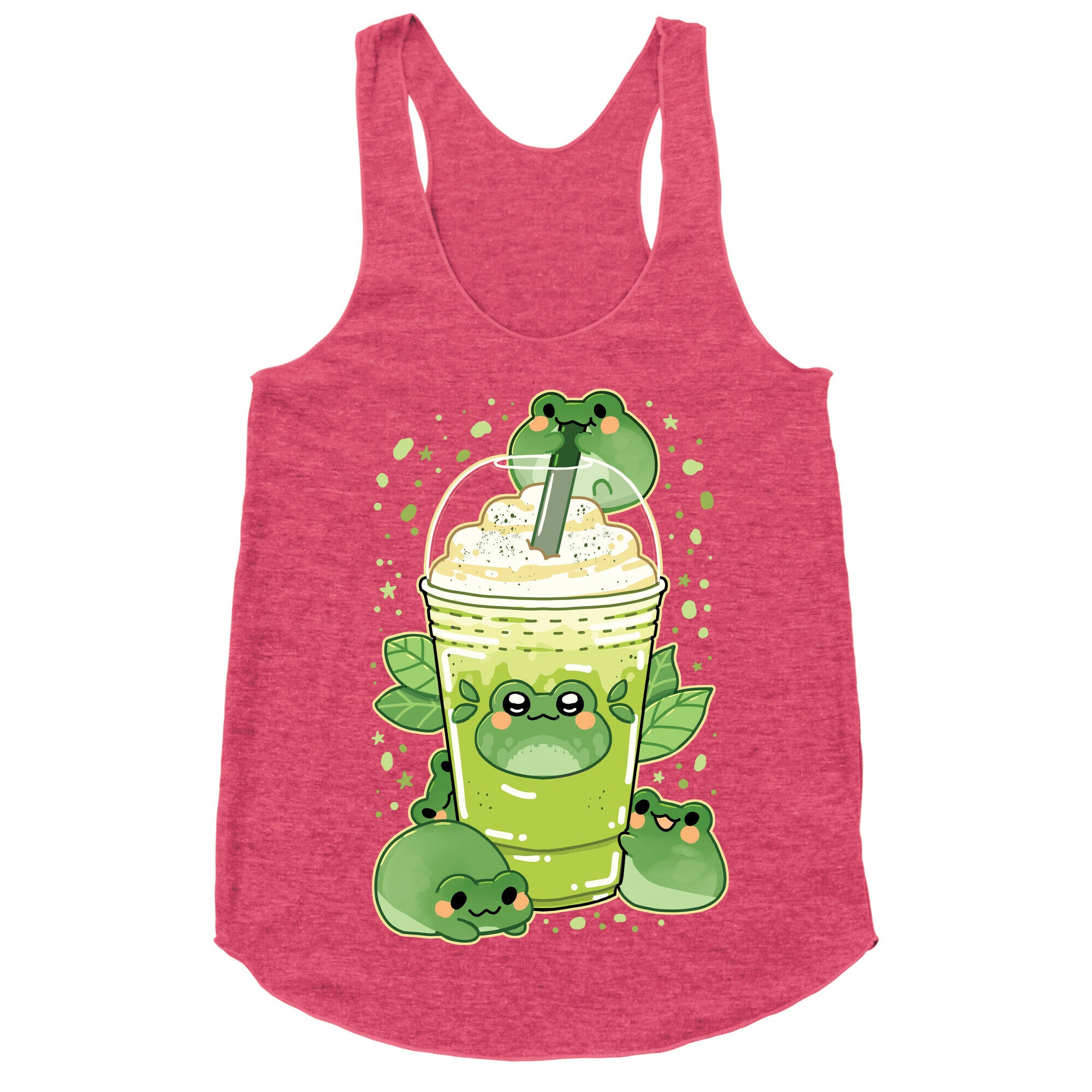 Matcha Froggyccino Racerback Tank