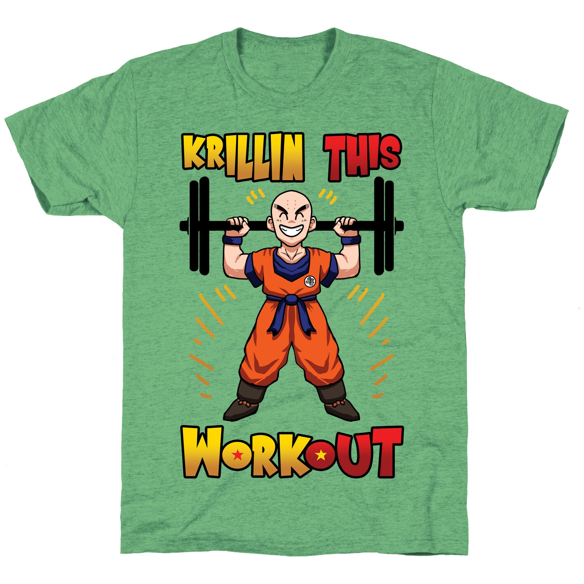 Krillin This Workout Unisex Triblend Tee