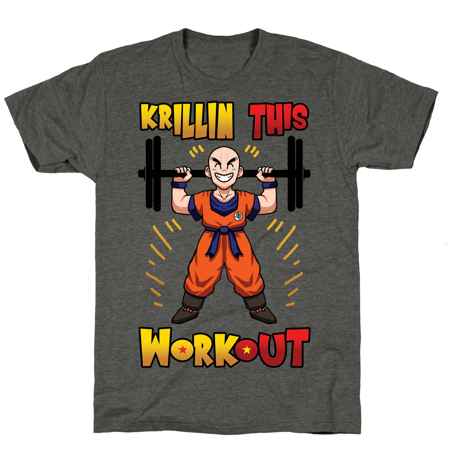 Krillin This Workout Unisex Triblend Tee