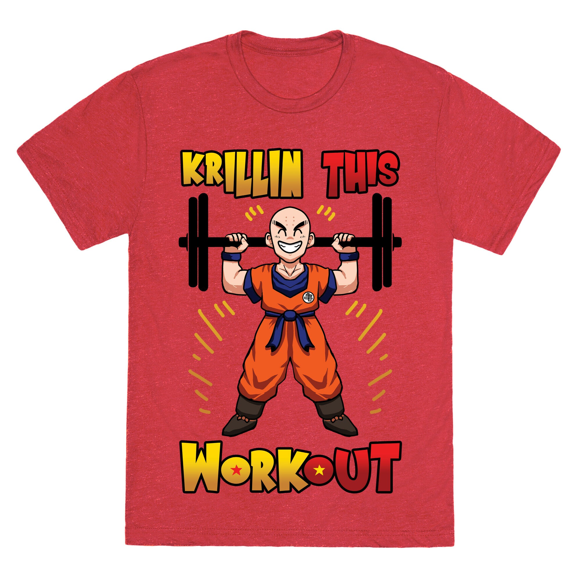 Krillin This Workout Unisex Triblend Tee