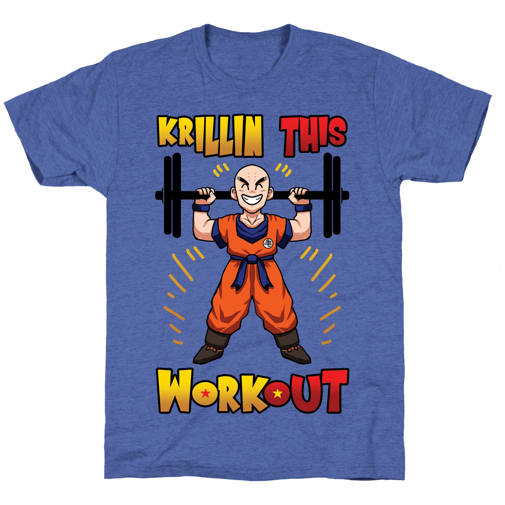 Krillin This Workout Unisex Triblend Tee