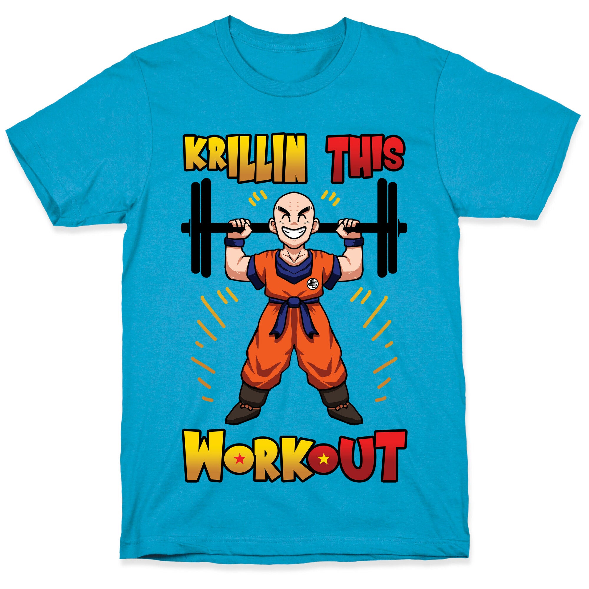 Krillin This Workout Unisex Triblend Tee