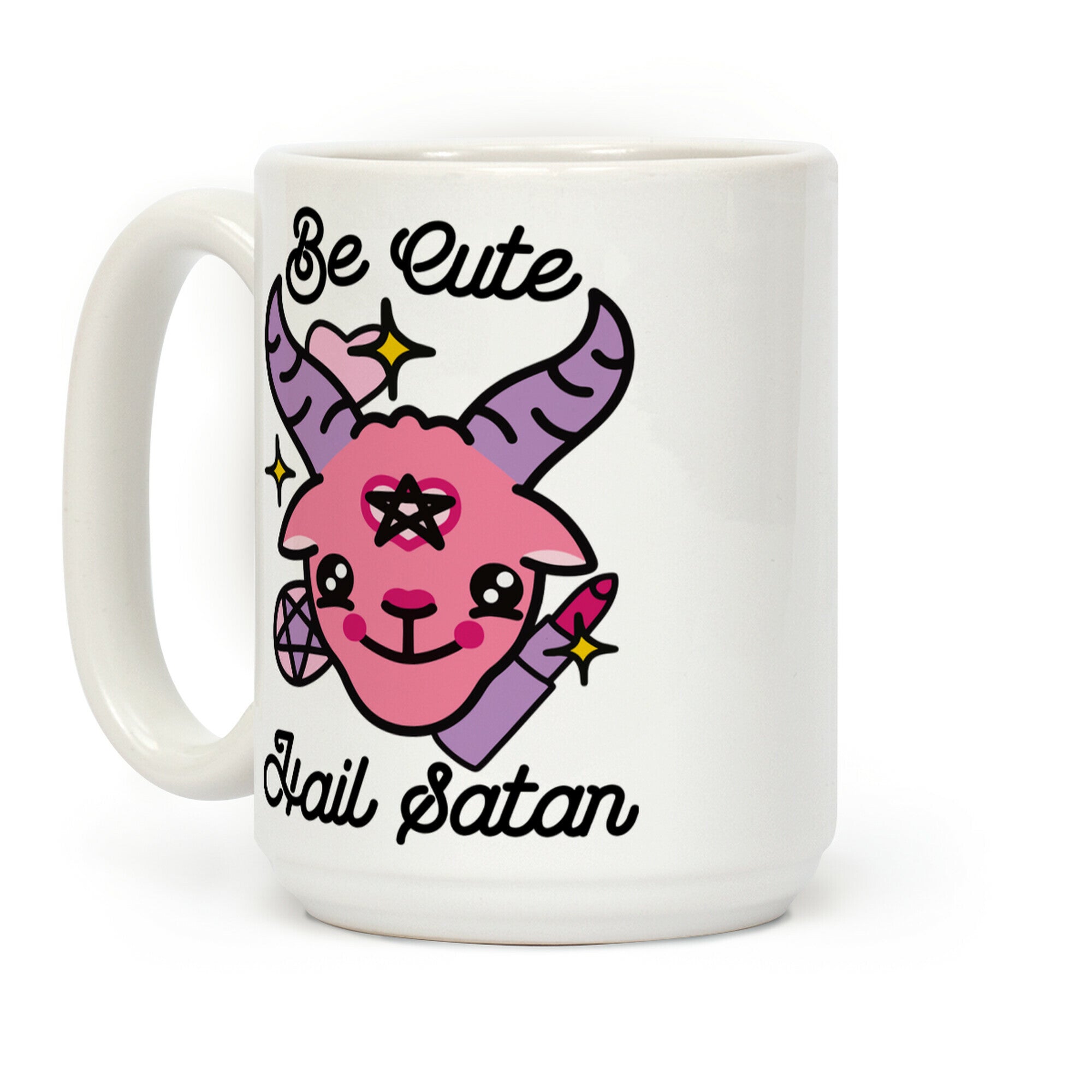 Be Cute, Hail Satan Coffee Mug