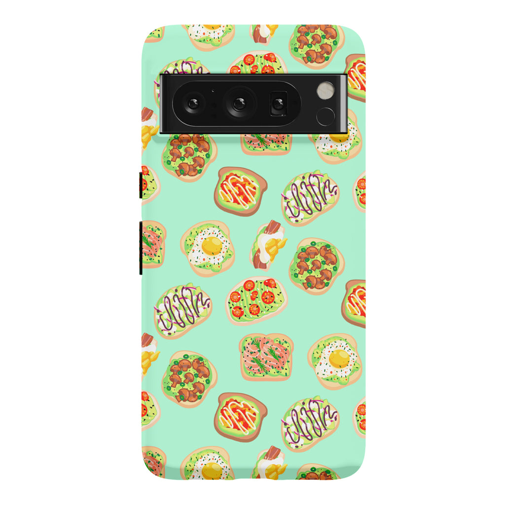 Avocado Toast Pattern Phone Case