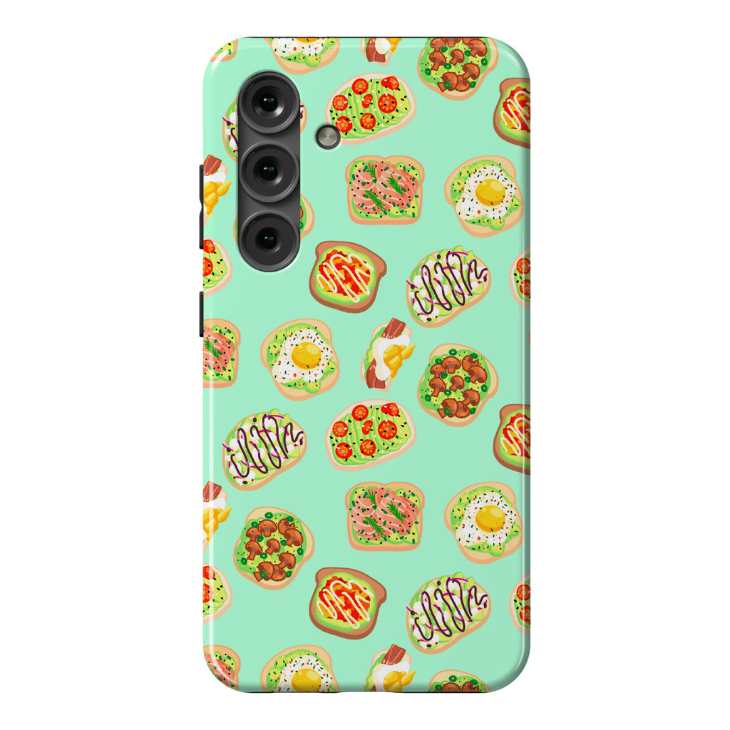 Avocado Toast Pattern Phone Case