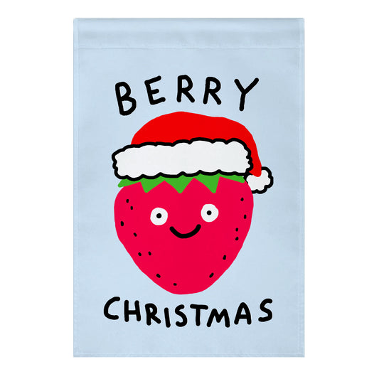 Berry Christmas Garden Flag