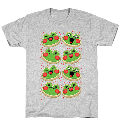 Sugar Cookie Frogs Pattern T-Shirt