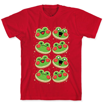 Sugar Cookie Frogs Pattern T-Shirt