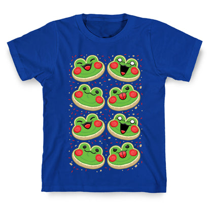 Sugar Cookie Frogs Pattern T-Shirt