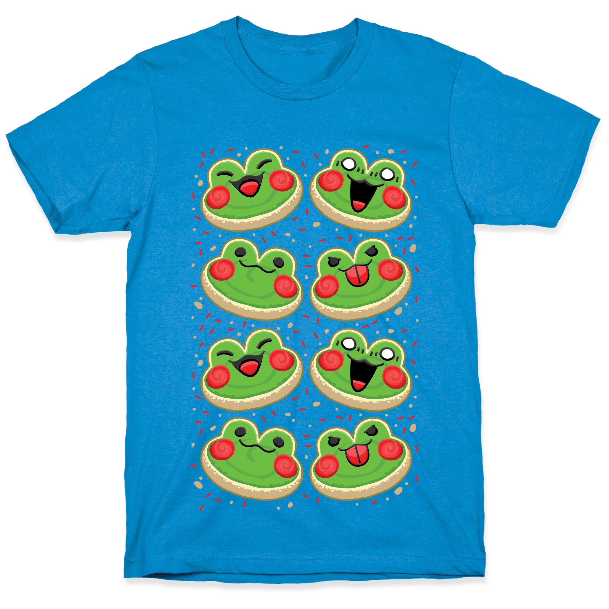 Sugar Cookie Frogs Pattern T-Shirt