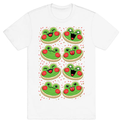 Sugar Cookie Frogs Pattern T-Shirt