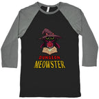 Dungeon Meowster Baseball Tee