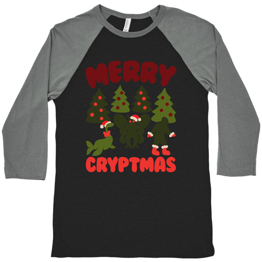 Merry Cryptmas Baseball Tee