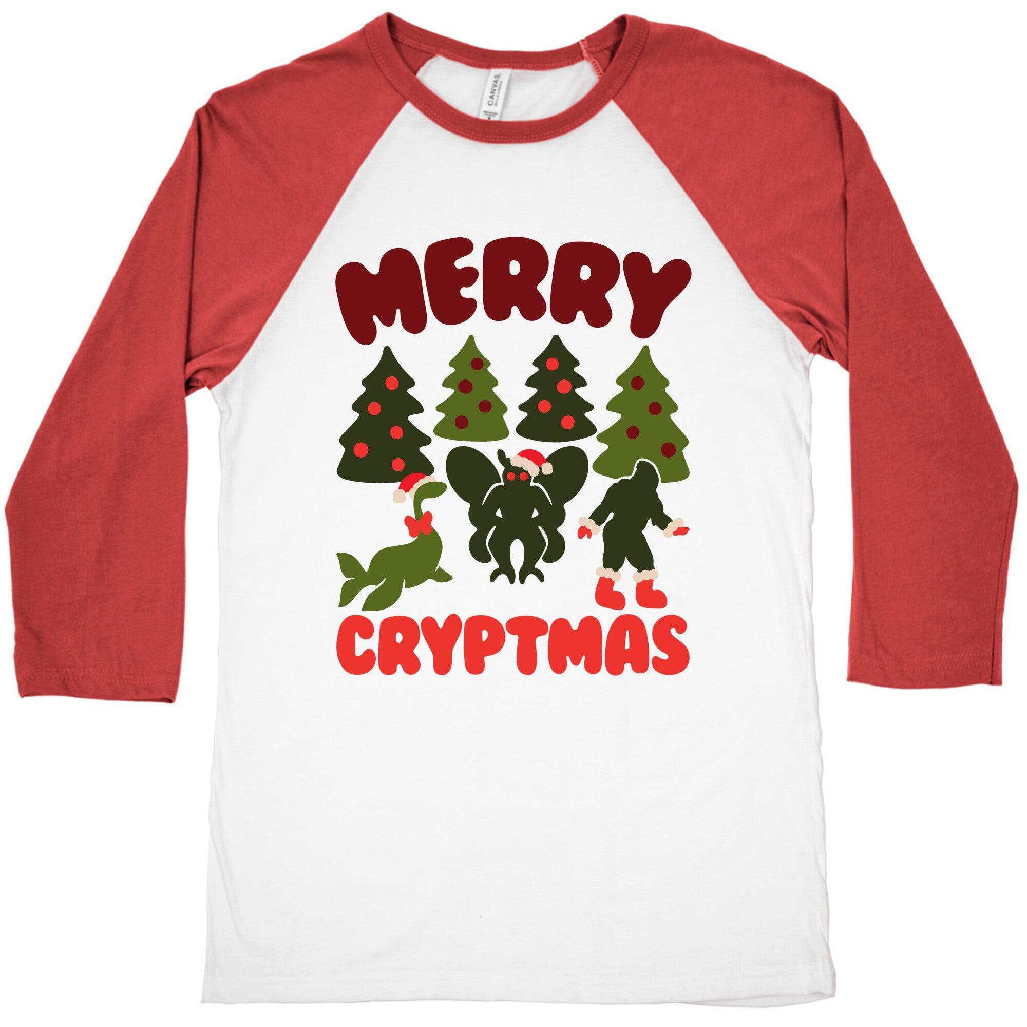 Merry Cryptmas Baseball Tee