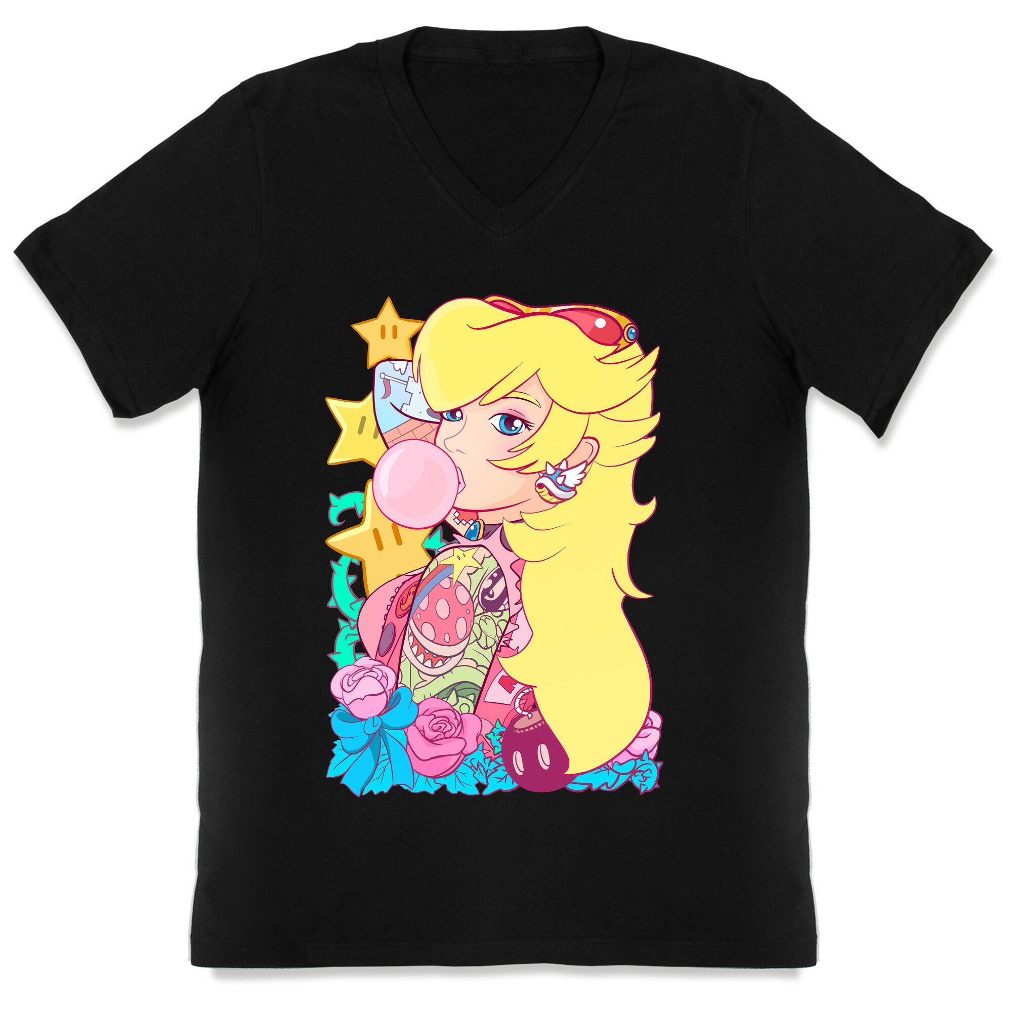 Punk Peach Parody V-Neck