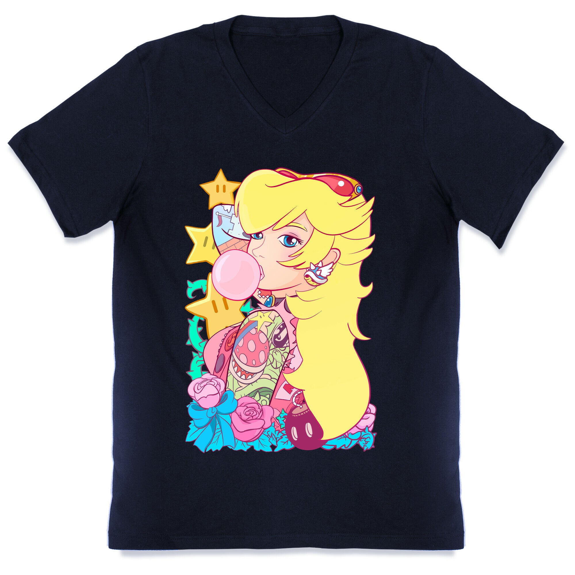 Punk Peach Parody V-Neck