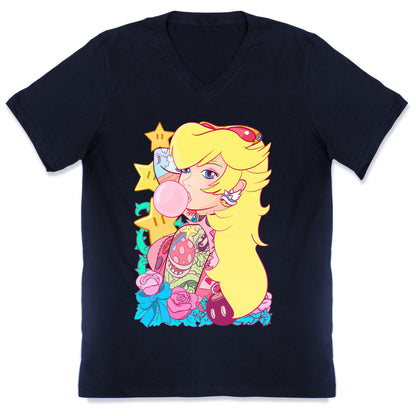 Punk Peach Parody V-Neck