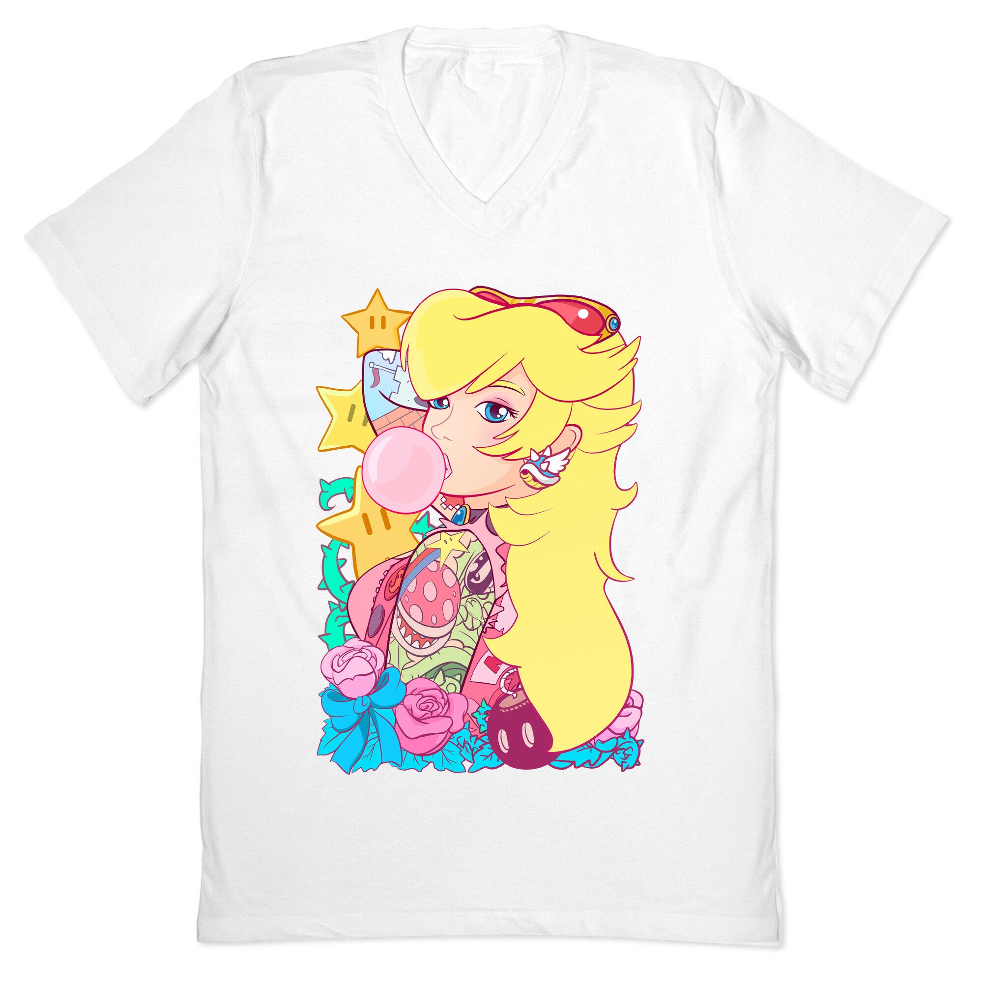 Punk Peach Parody V-Neck