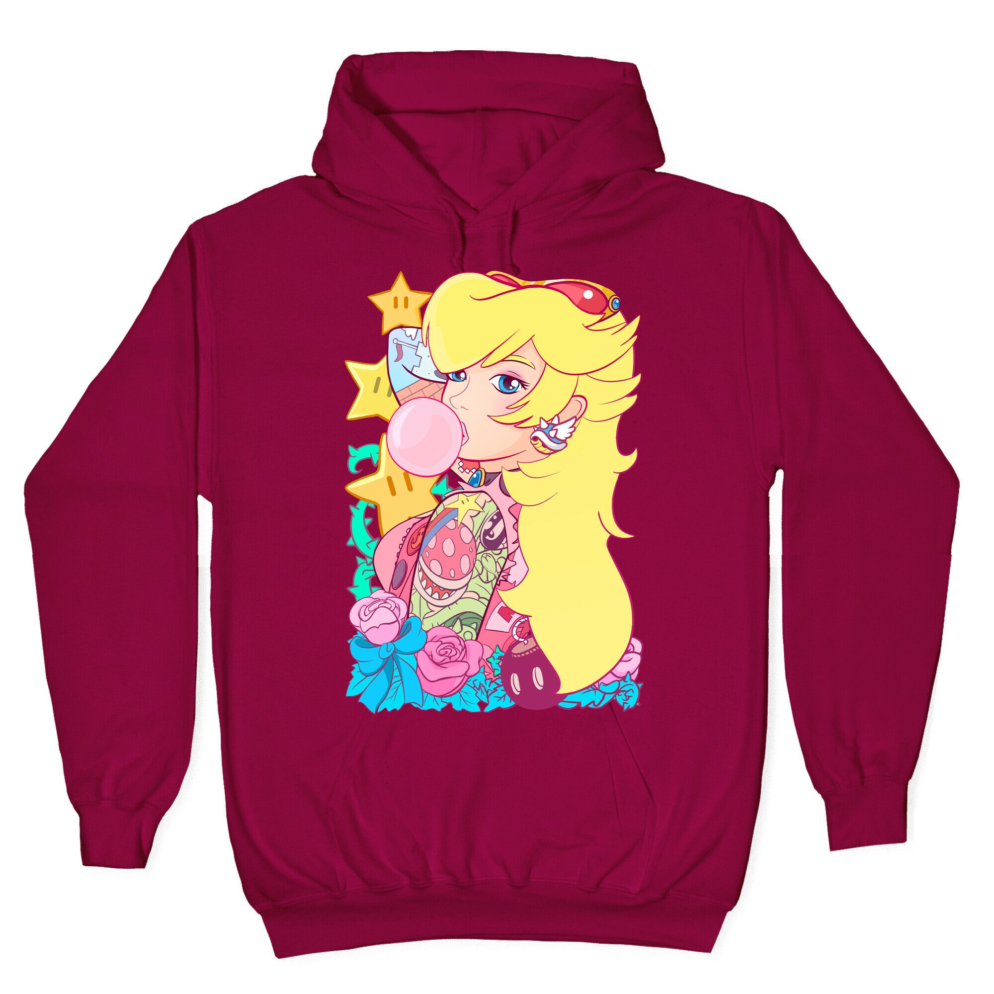 Punk Peach Parody Hoodie