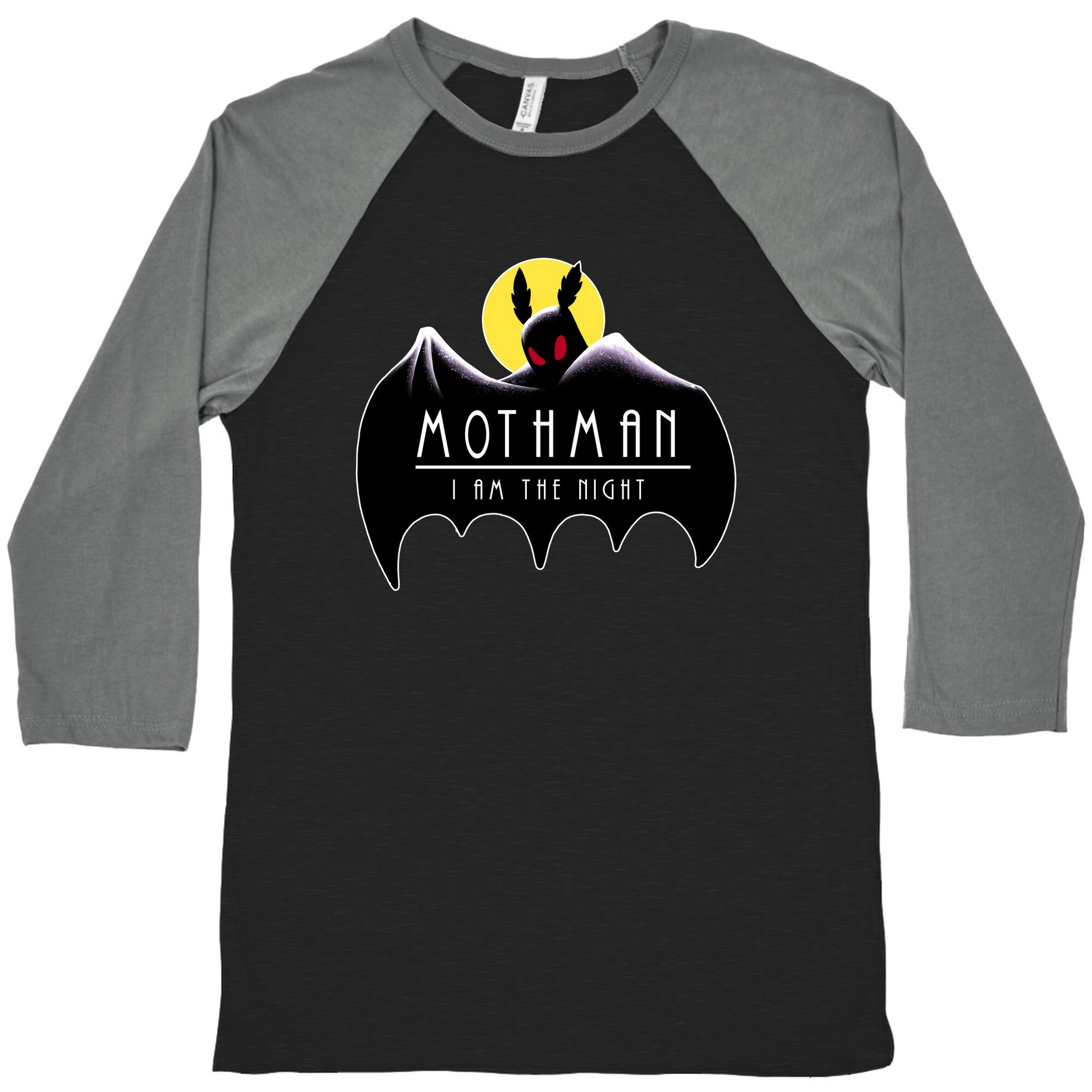 Mothman - I am the Night Baseball Tee