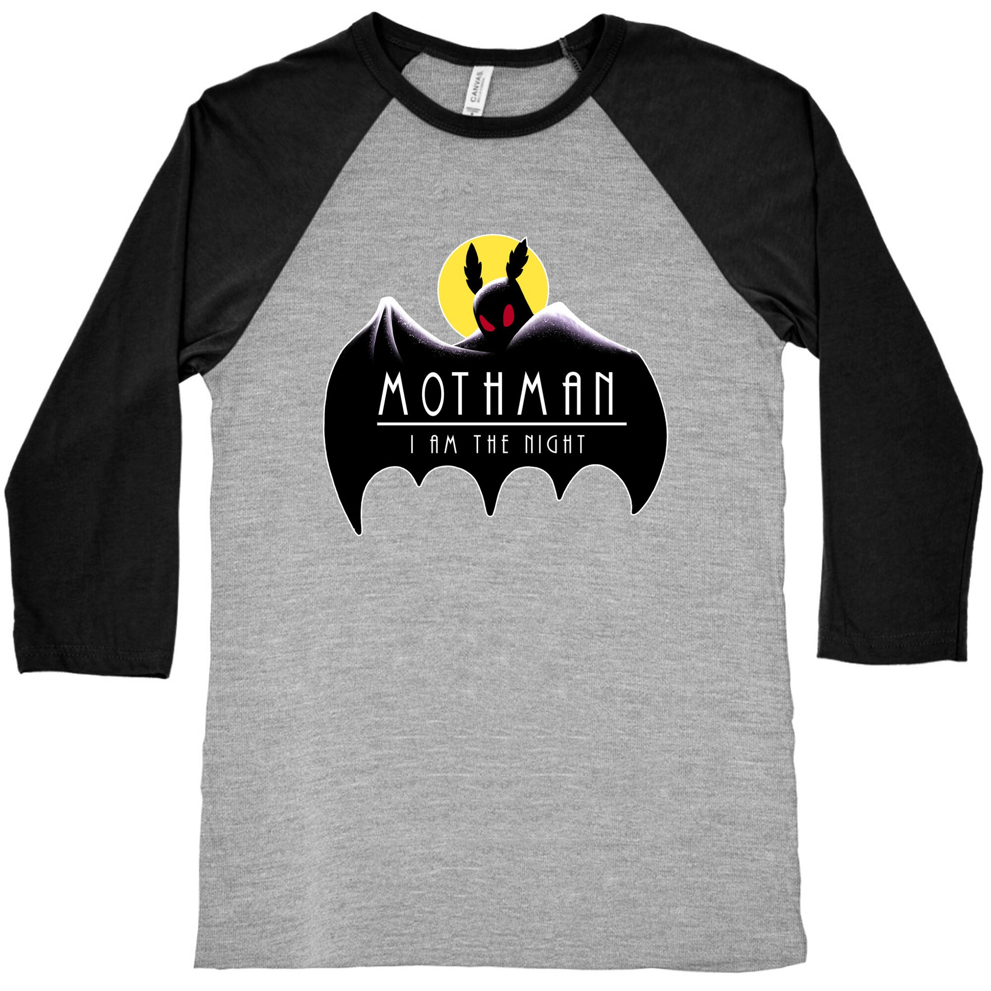 Mothman - I am the Night Baseball Tee