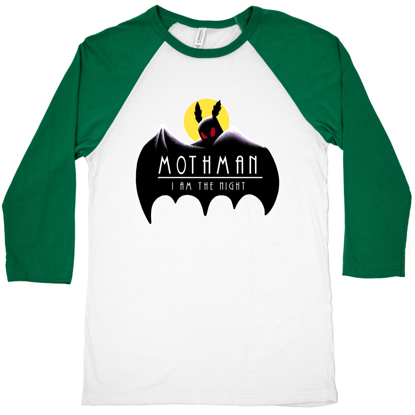 Mothman - I am the Night Baseball Tee