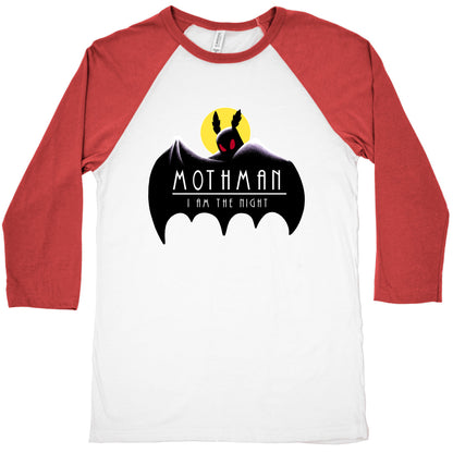 Mothman - I am the Night Baseball Tee