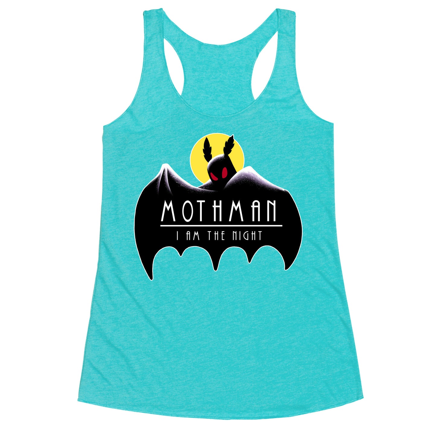 Mothman - I am the Night Racerback Tank