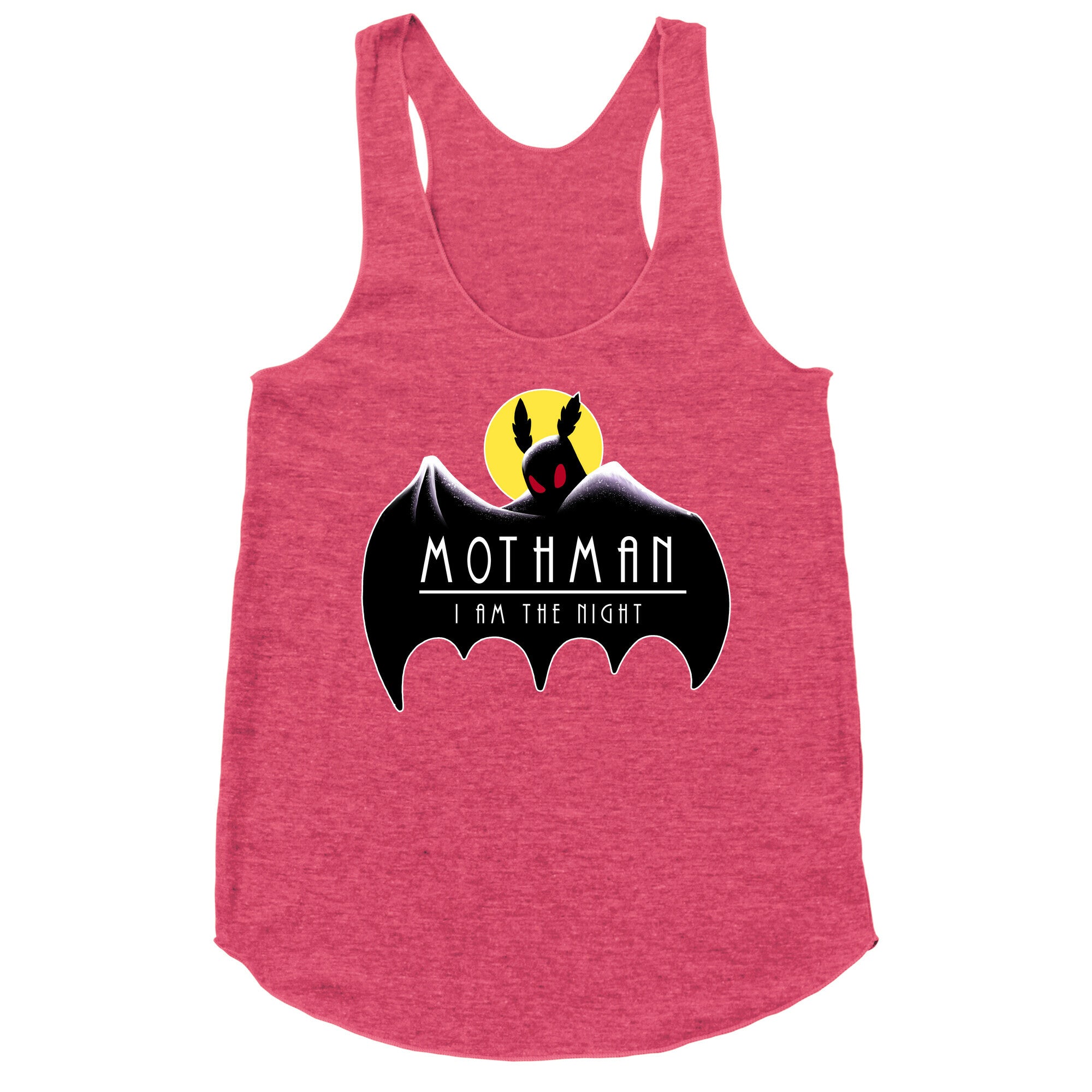 Mothman - I am the Night Racerback Tank