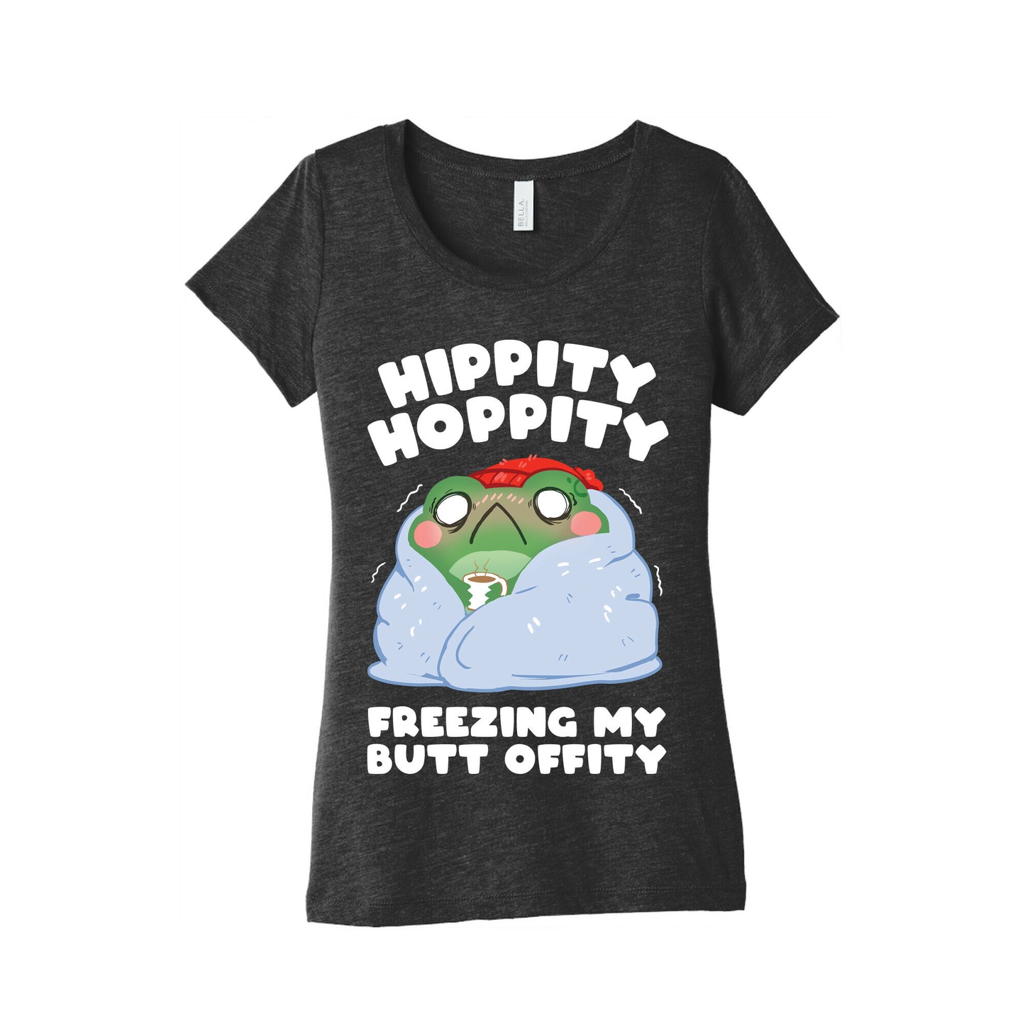Hippity Hoppity, Freezing My Butt Offity Women's Triblend Tee