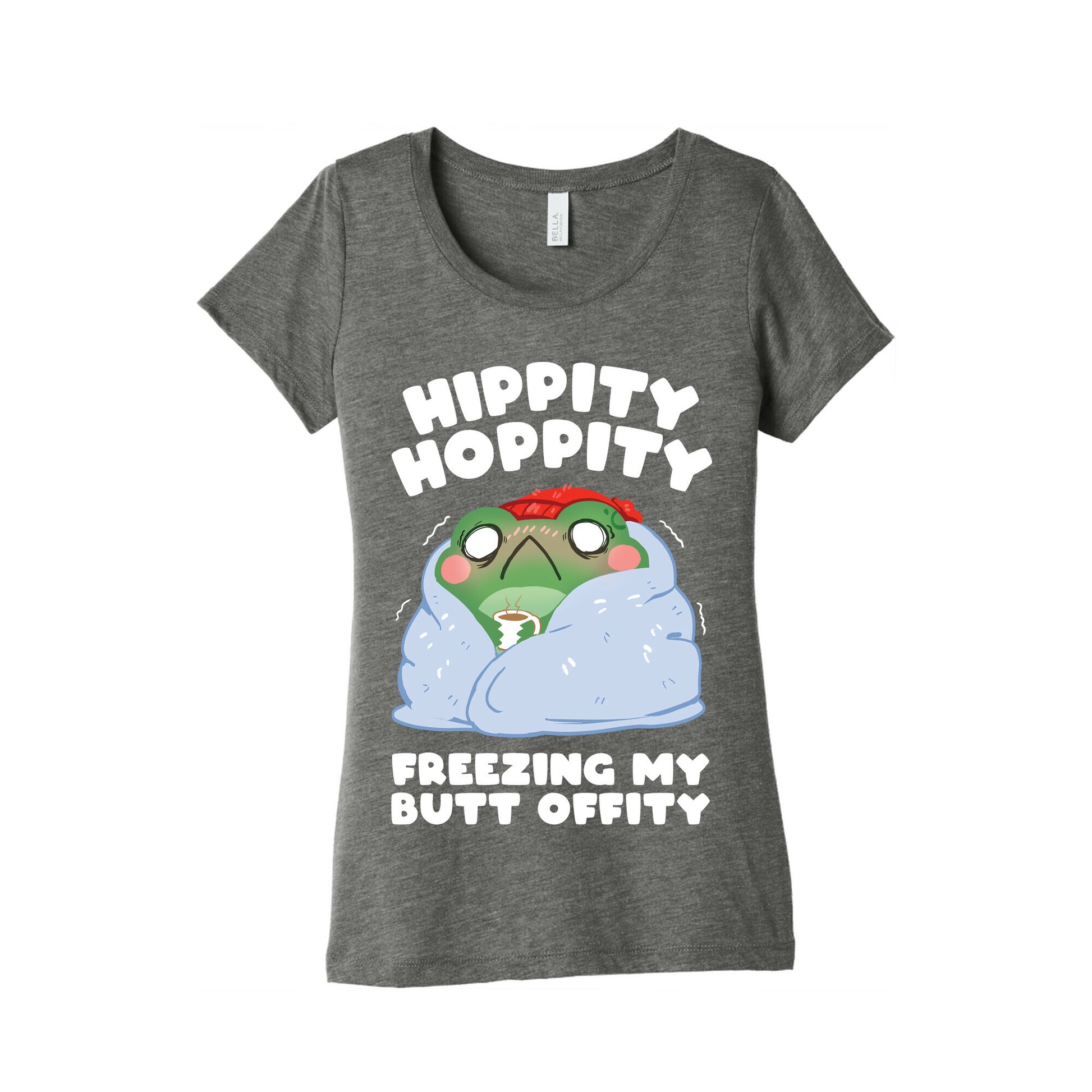 Hippity Hoppity, Freezing My Butt Offity Women's Triblend Tee