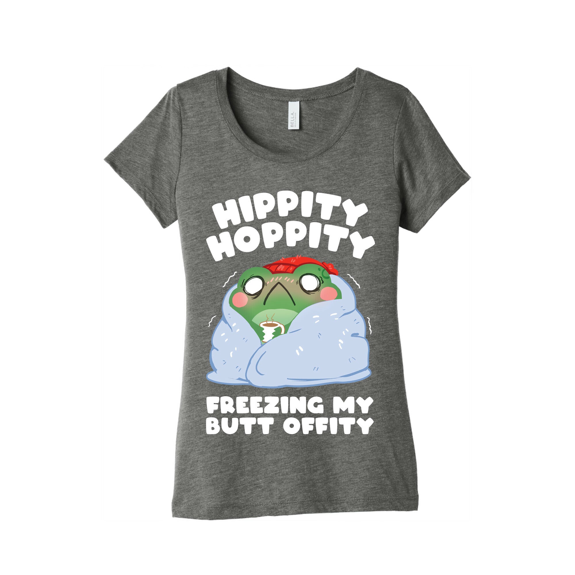 Hippity Hoppity, Freezing My Butt Offity Women's Triblend Tee