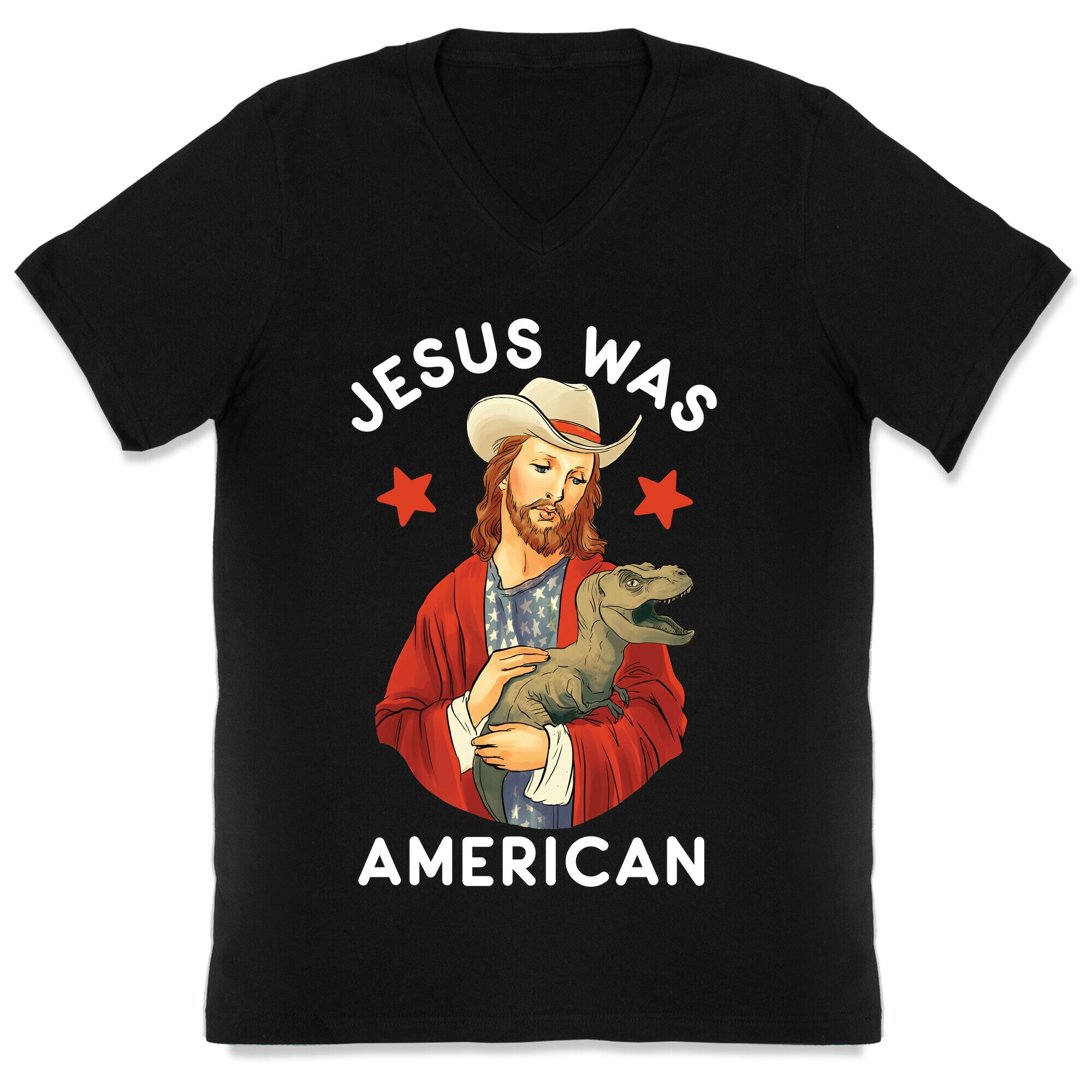 Jesus Was American V-Neck