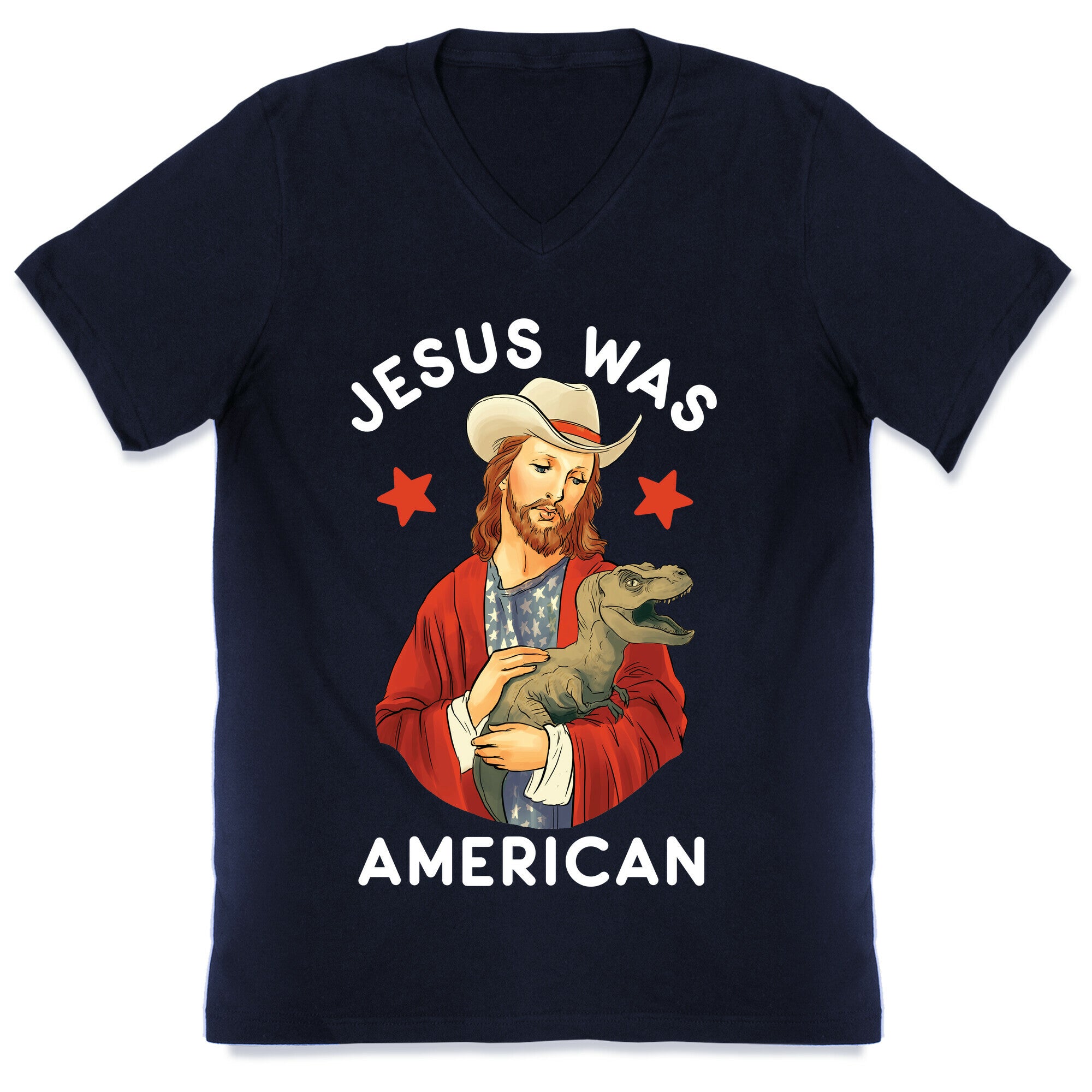 Jesus Was American V-Neck