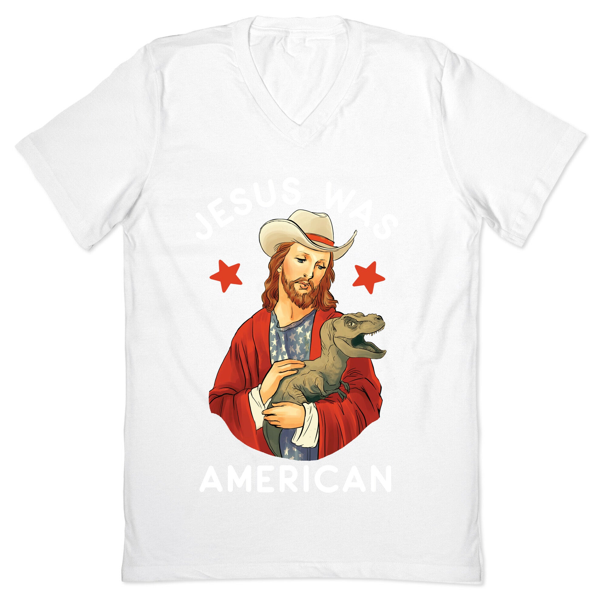 Jesus Was American V-Neck