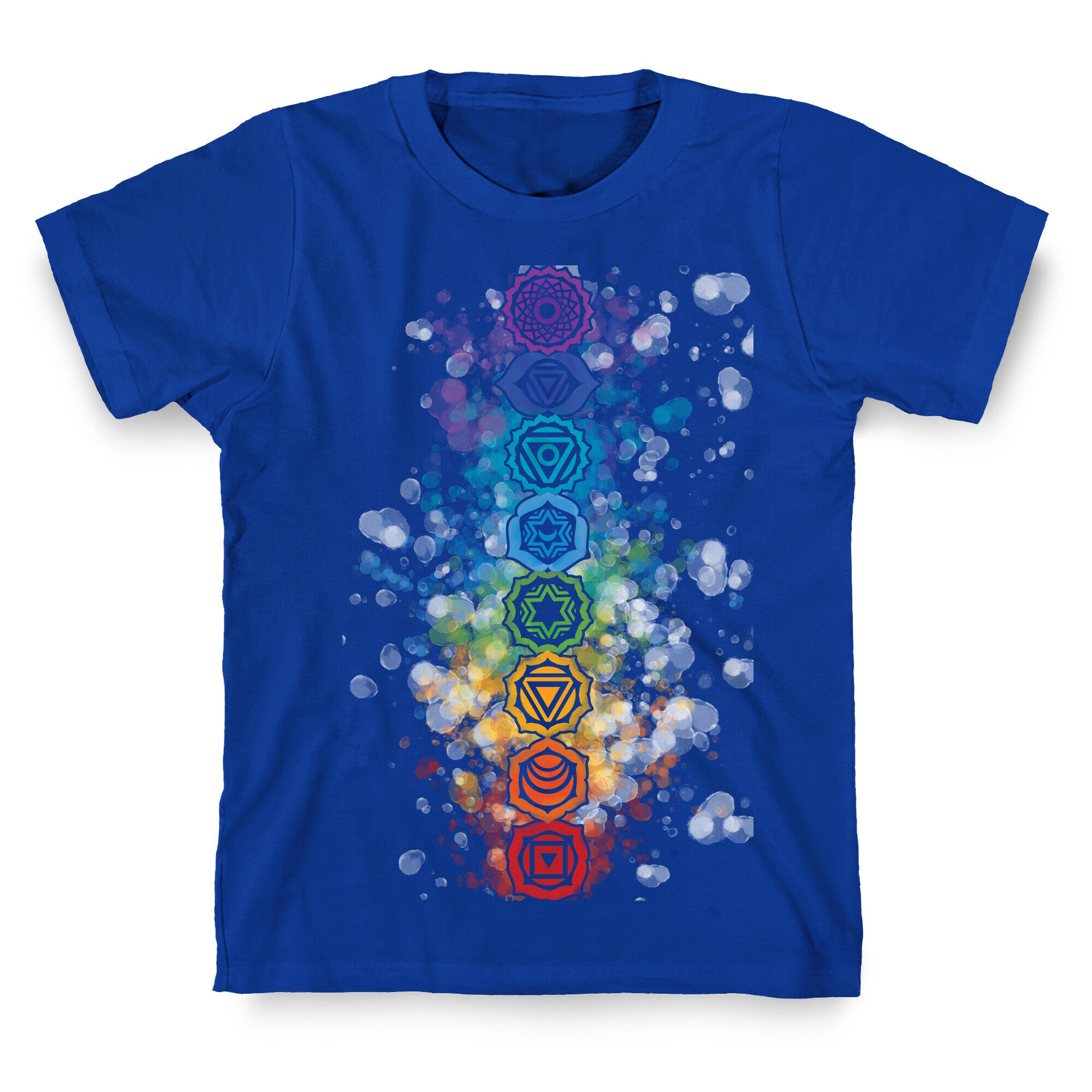 Watercolor Chakra Symbols T-Shirt