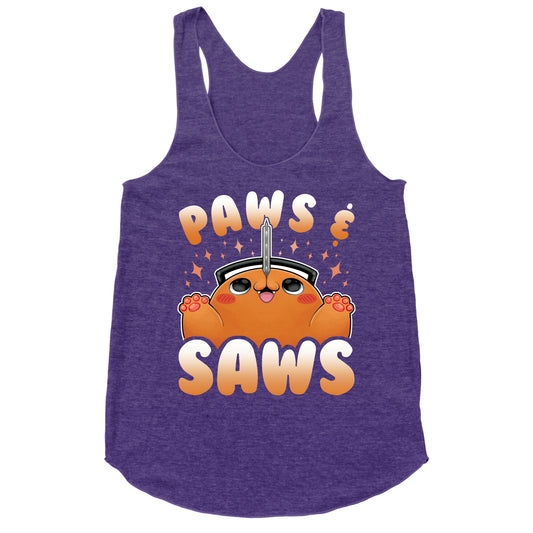 Paws & Saws Racerback Tank