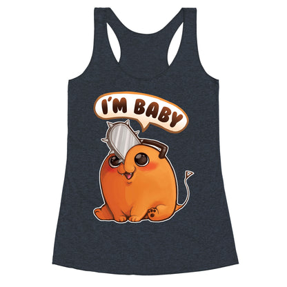 I'm Baby Pochita Racerback Tank